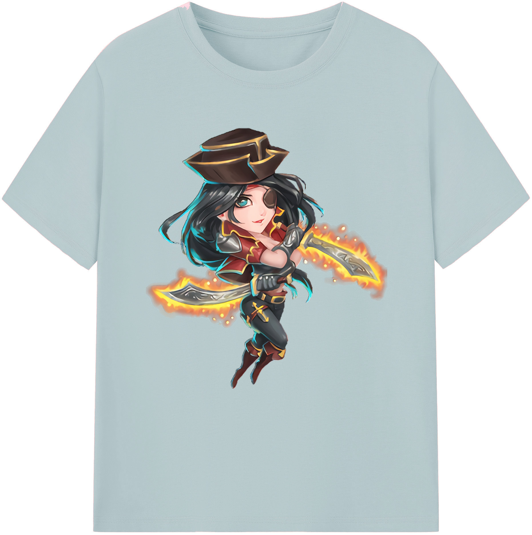 リーグ・オブ・レジェンド League of Legends LOL 綿100％半袖Tシャツ（フロントプリント）